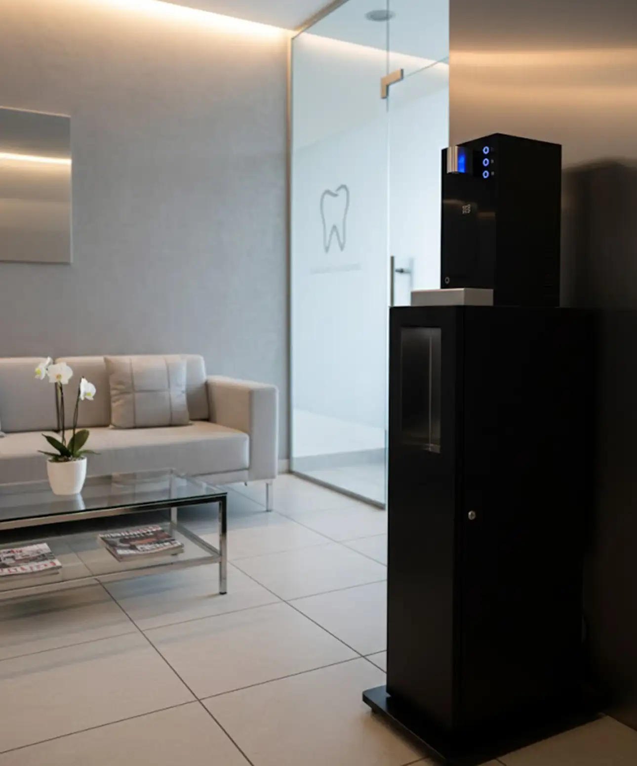 <span class="txt-light">Water Dispenser</span> FRESH TOP Quasar Slim Cabinet